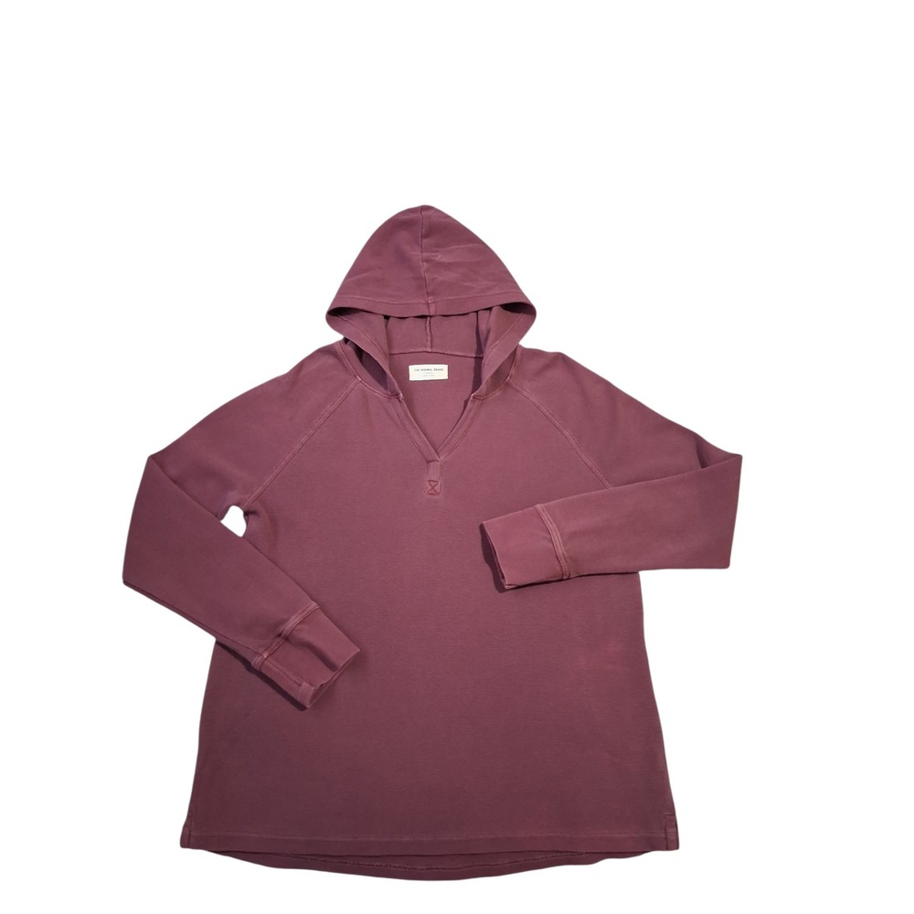 The Normal Brand Vintage Thermal Popover Women's‎ sz Medium Waffle Preppy Hoodie